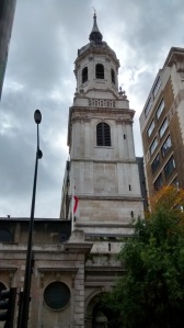 Church on the site of  the entrance to London  Bridge